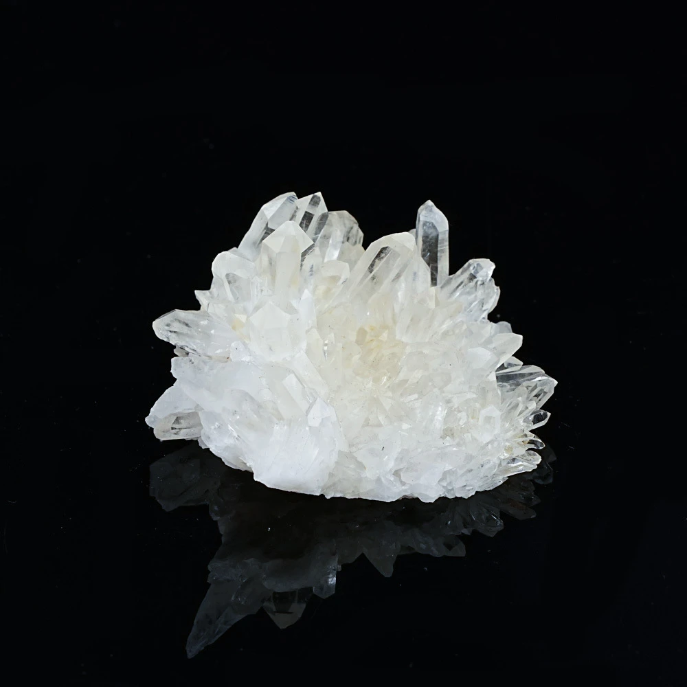 精美白晶晶簇能量摆件家居办公桌面菊花晶簇矿石标本消磁石摆件