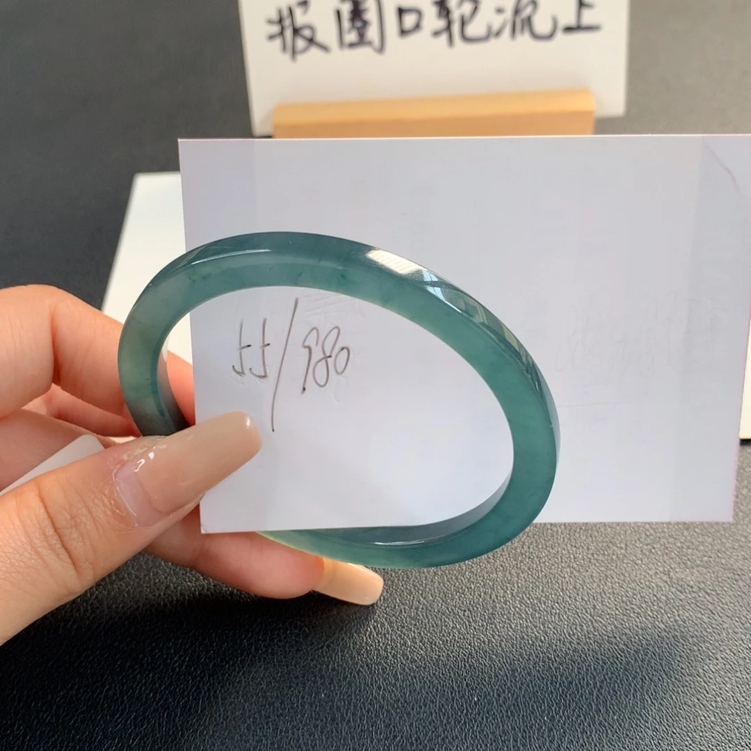 翡翠未镶嵌手镯天然翡翠