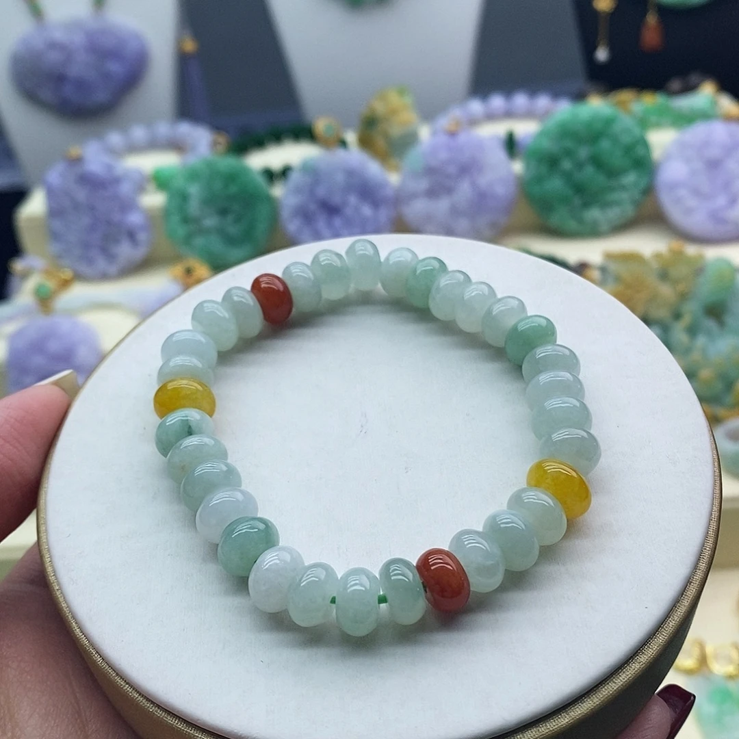 翡翠未镶嵌手串手串