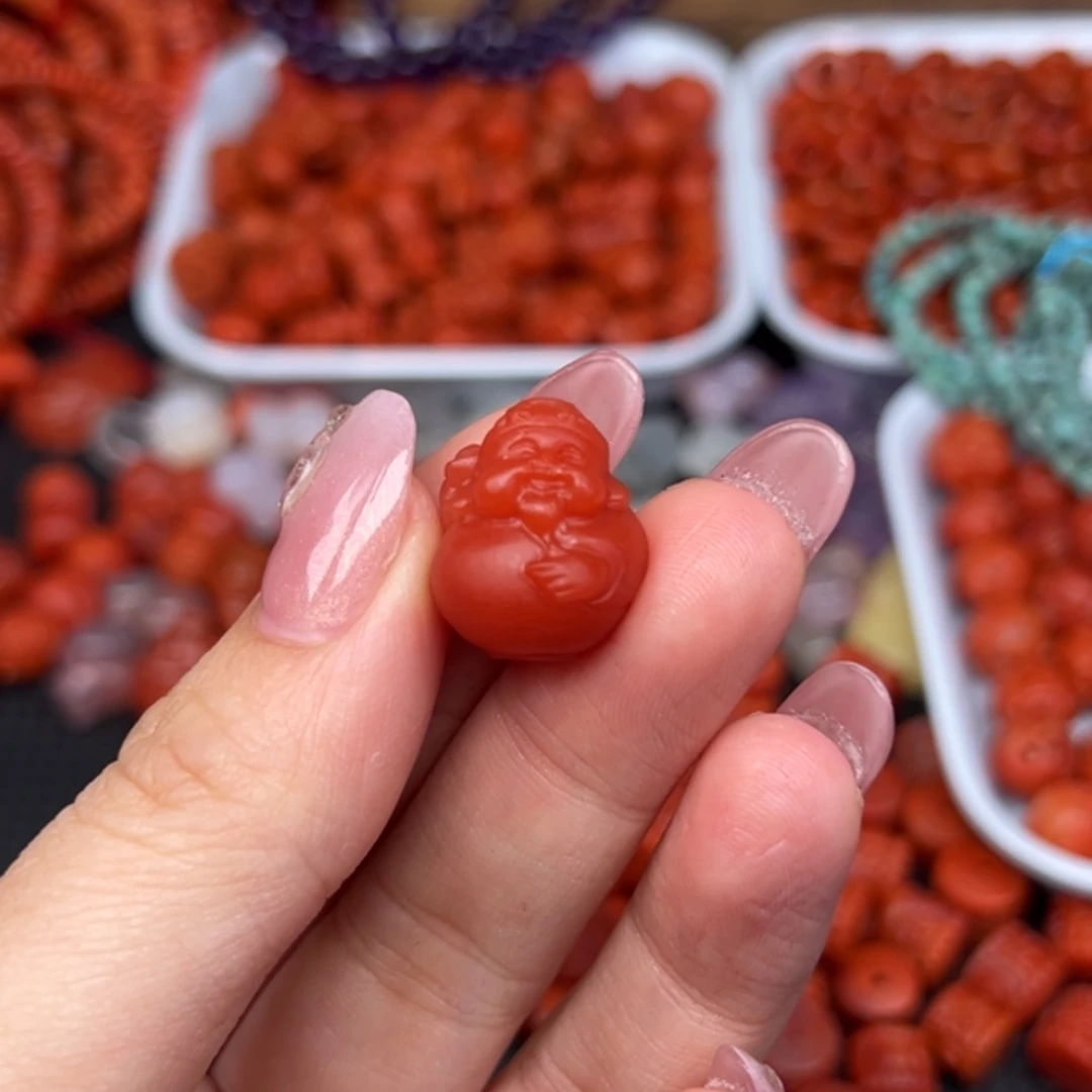 南红玛瑙未镶嵌吊坠(不含链)