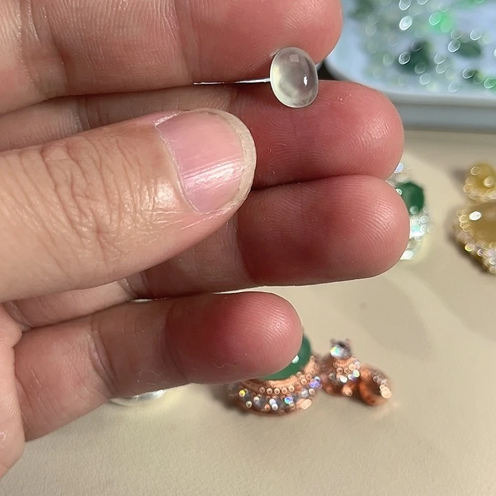 翡翠裸石缅料A货翡翠