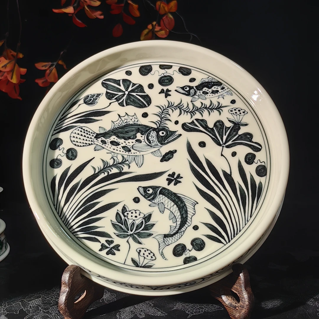 觅纤 鱼藻壶承-18厘米  MQ43