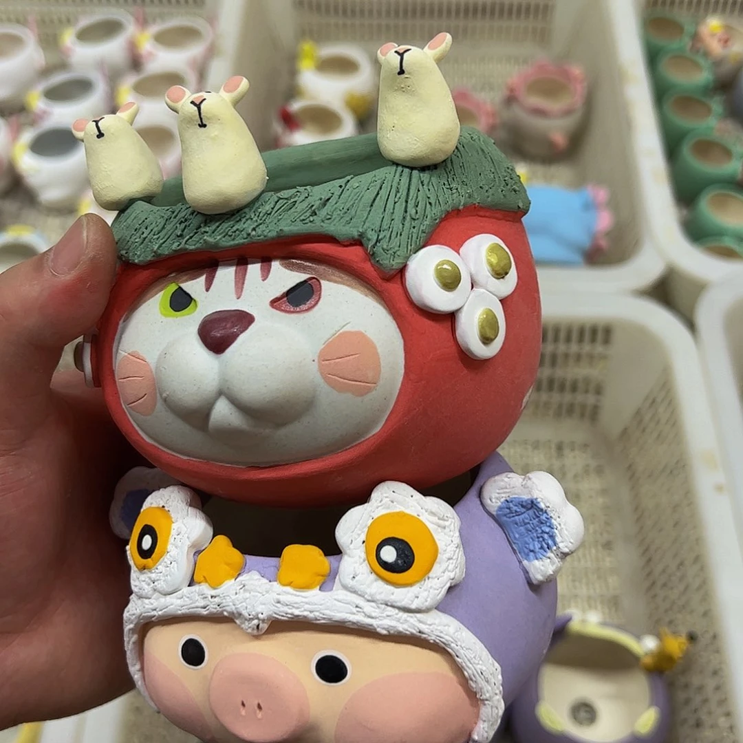 纯手工花盆 完美主义慎拍