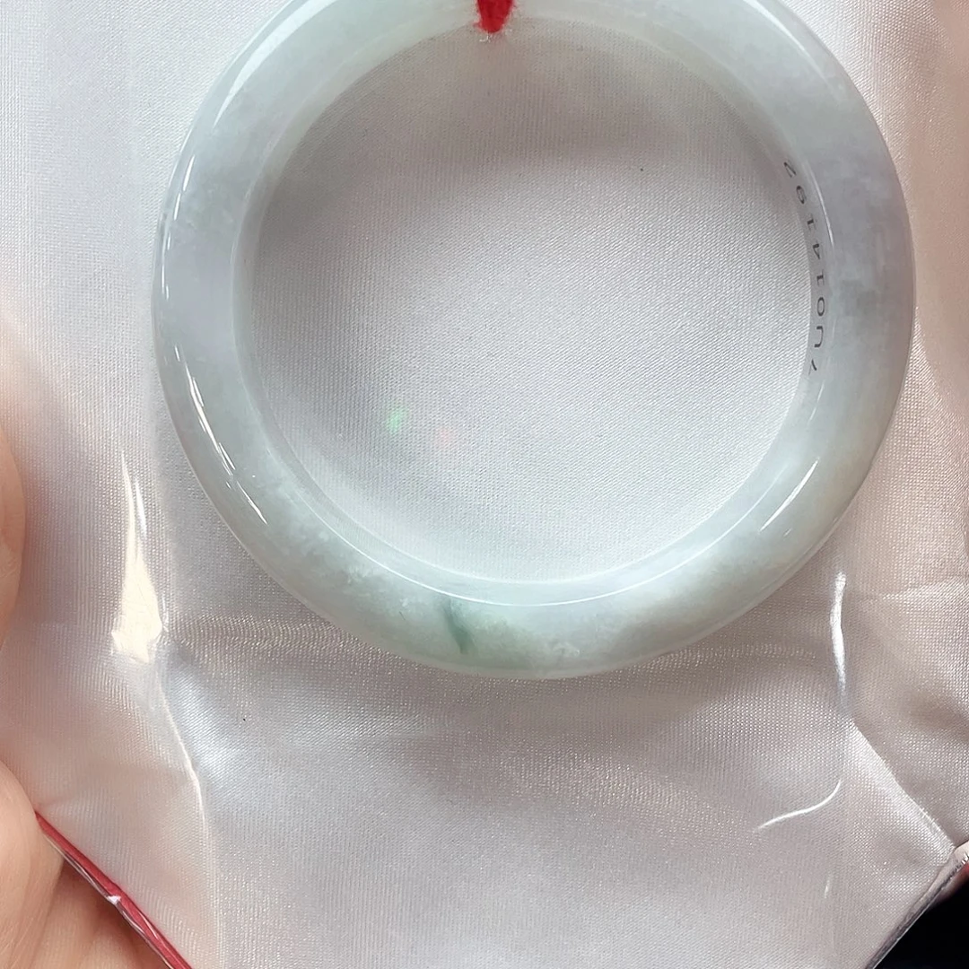 翡翠未镶嵌手镯天然缅甸A货翡翠手镯21号