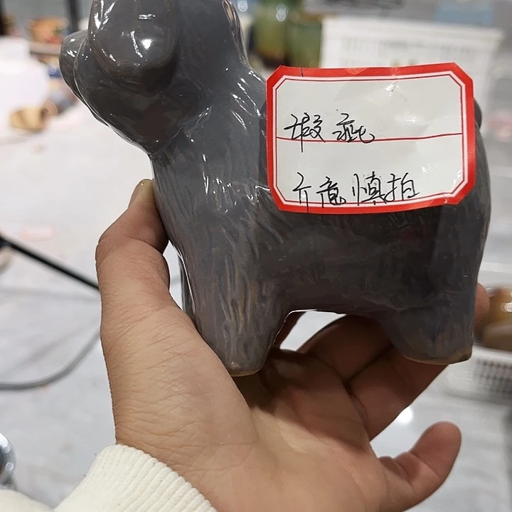 瓷片花盆多肉植物艺术品