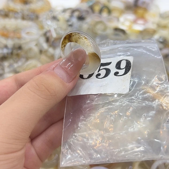合金戒指玛瑙/玉髓59港17