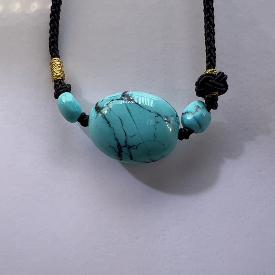 绿松石未镶嵌挂件