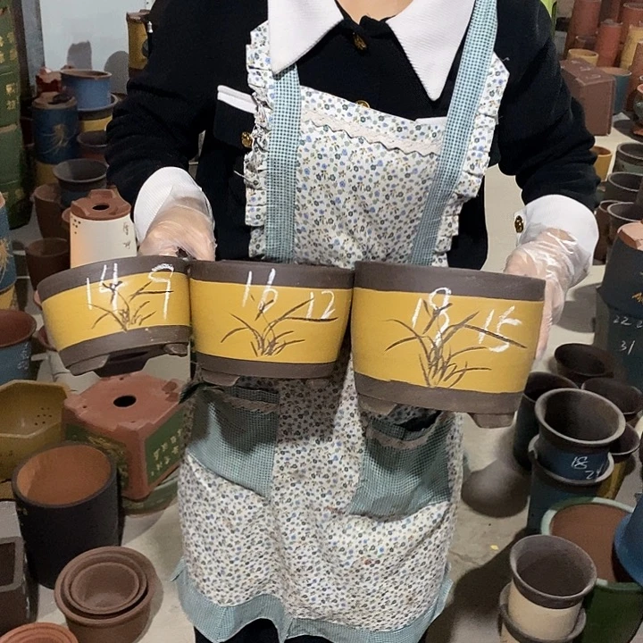 紫砂花盆紫砂花盆