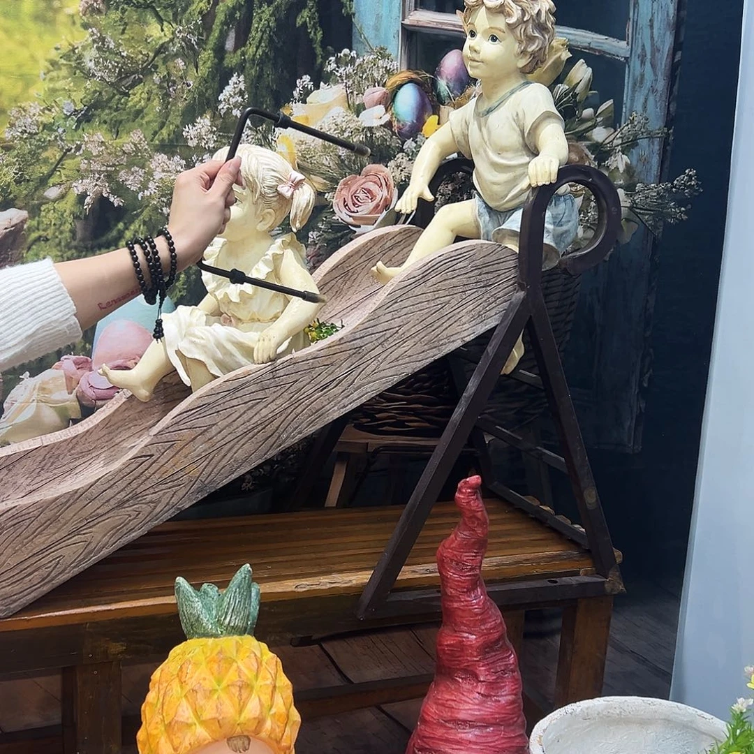 花园摆件红红火火