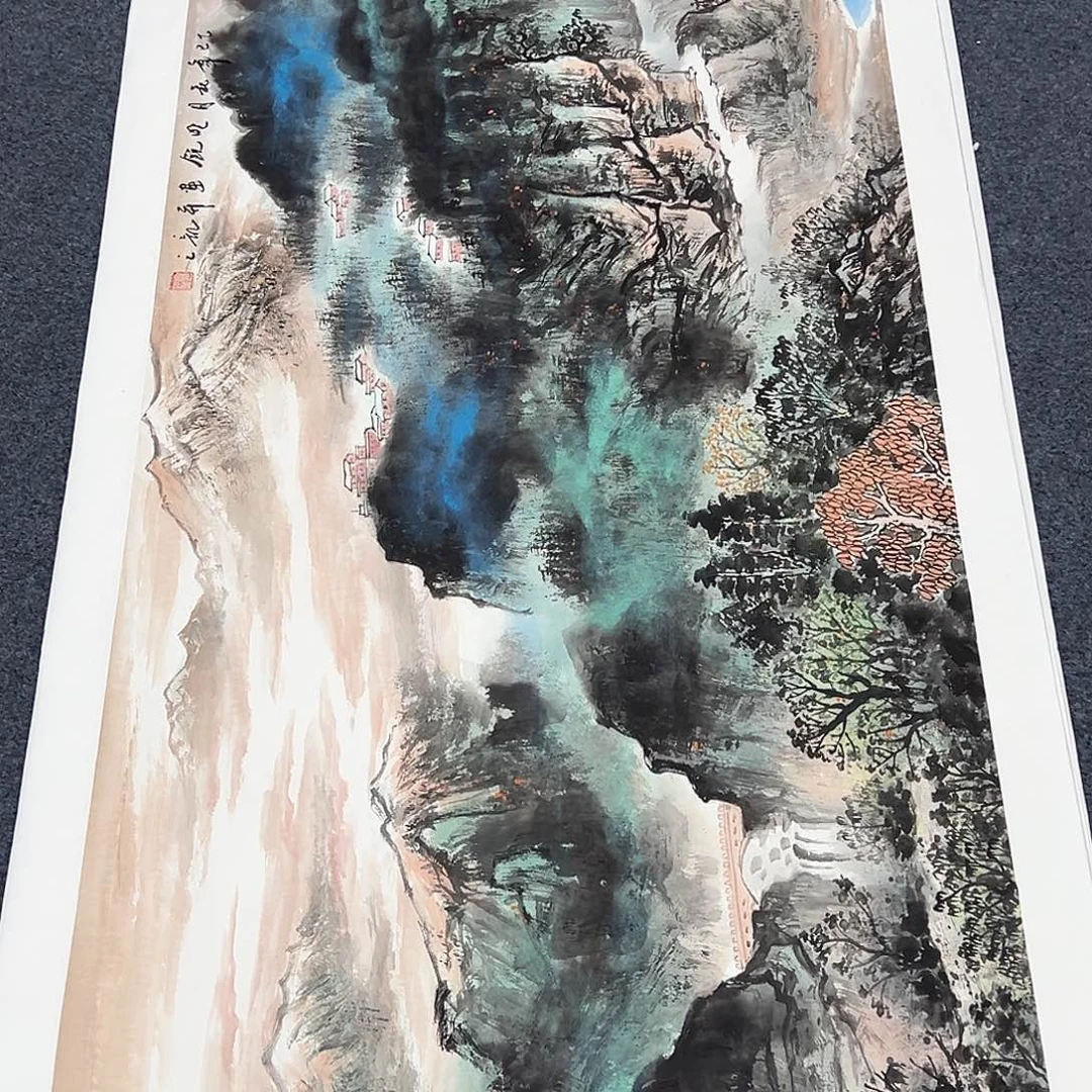 国画事事顺心如意万事如意