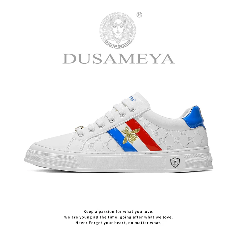 DUSAMEYA/杜莎米娅男士四季通用运动休闲透气板鞋D6799