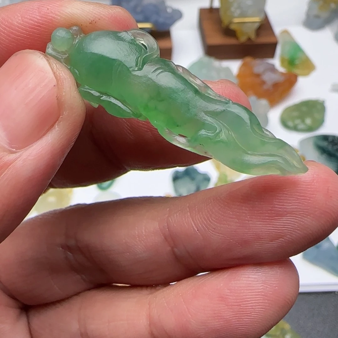 定制翡翠未镶嵌一*柠翡翠