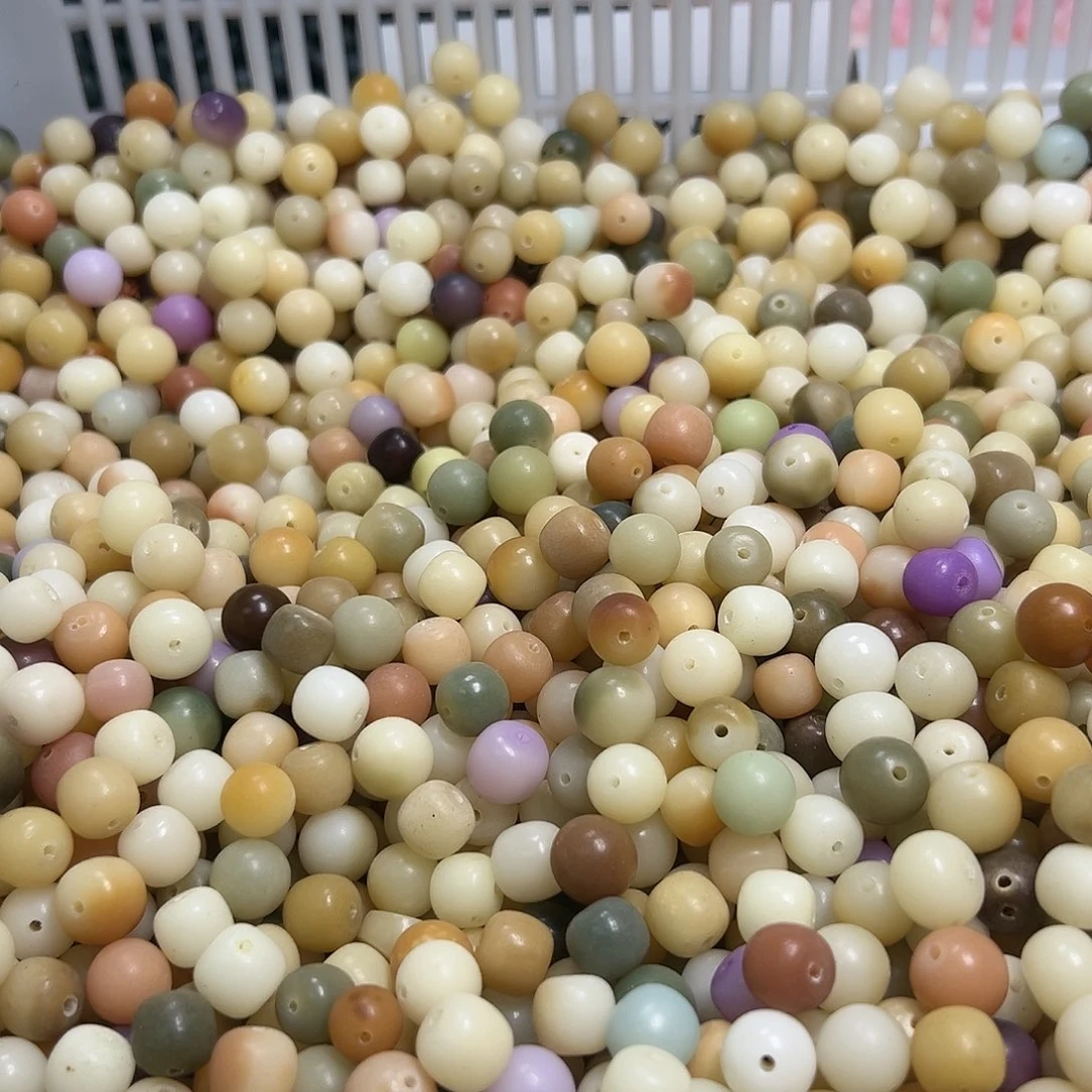 菩提根/象牙果吊坠瑕疵混装多宝珠200颗卡牌➕100颗