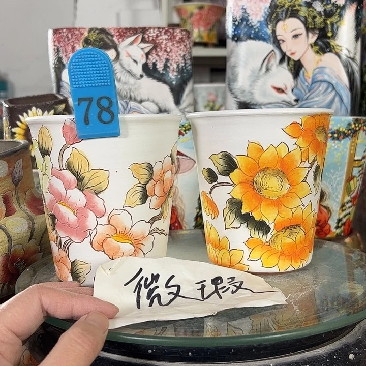 景德镇手绘花盆性价比超高