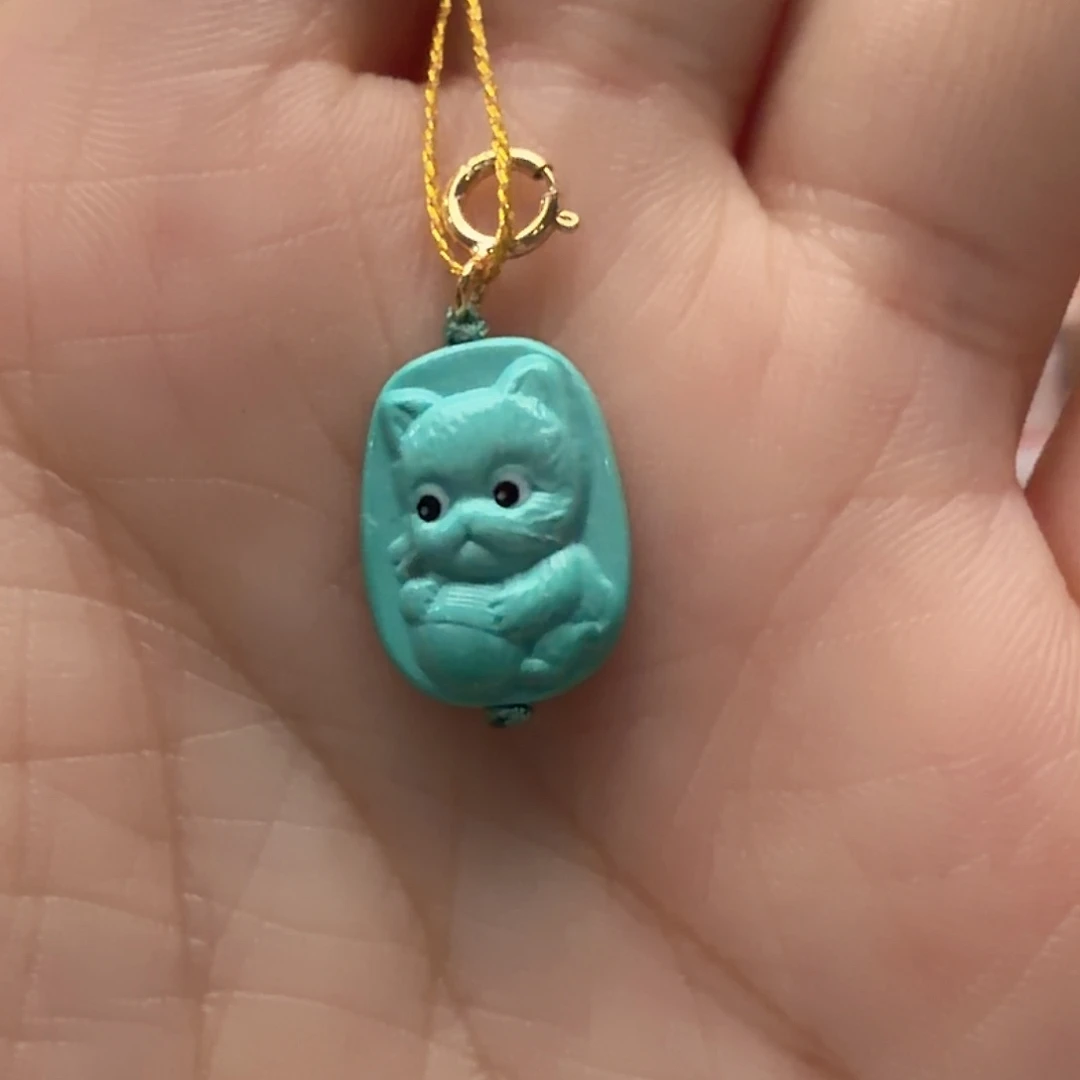 绿松石未镶嵌颈饰