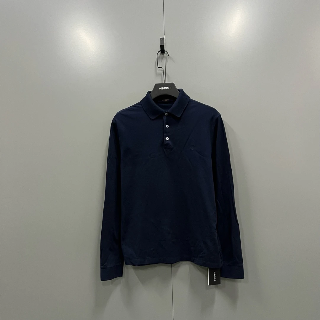 95新 LouisVuitton/路易威登 （ll） 藏青色刺绣长袖 S码 103367