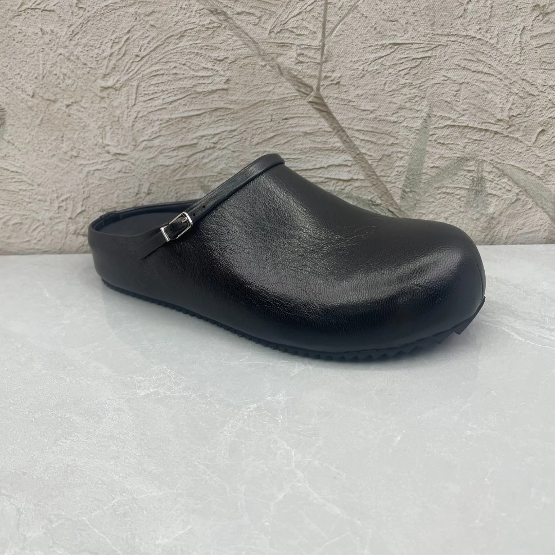 包头拖鞋女 羊皮 01231-77 (孤品) c区36码