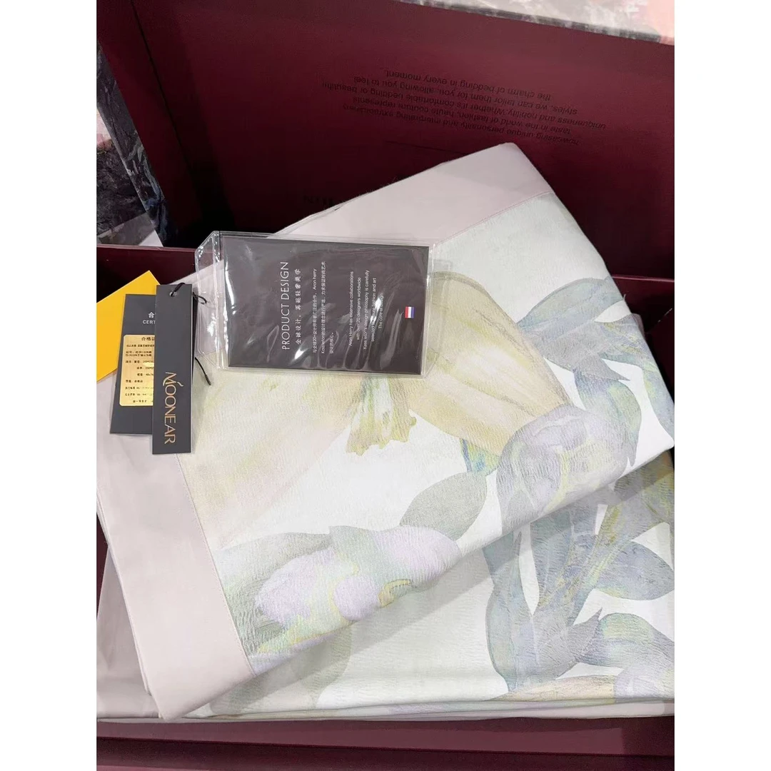 月亮家-鄂尔多斯-超柔亲肤羊绒印花四件套-玉絮