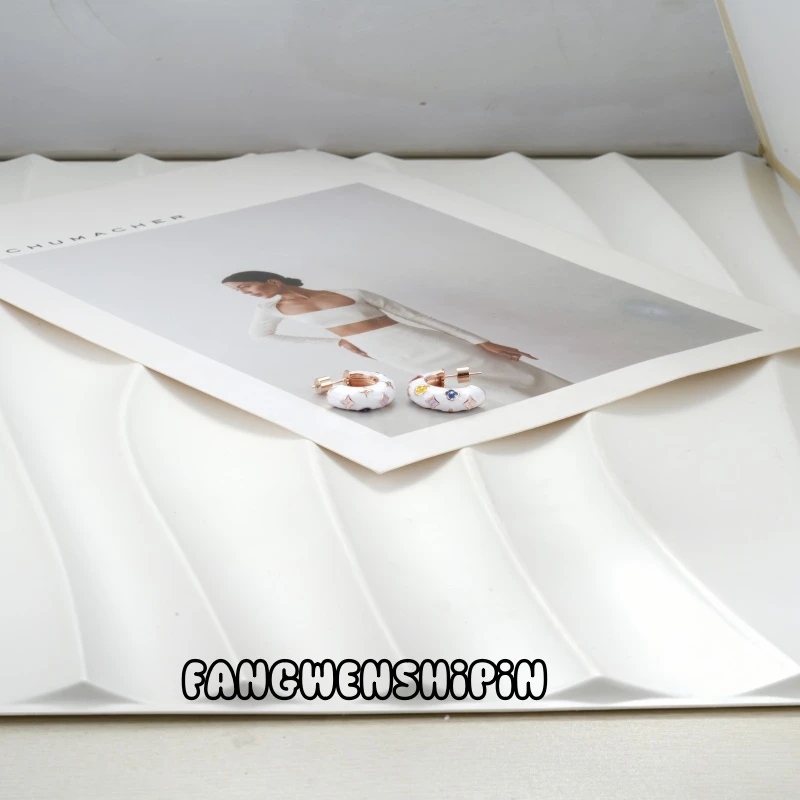 铜合金珐琅耳饰 耳环1225