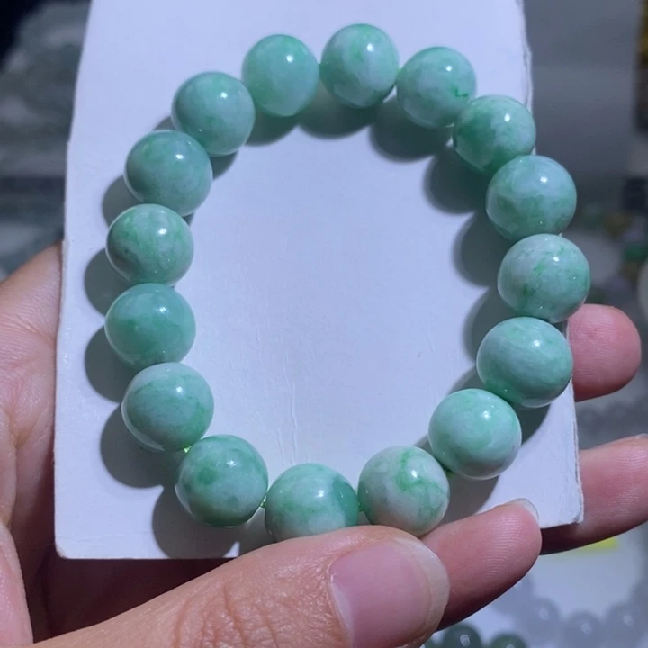 翡翠未镶嵌手链天然翡翠a货