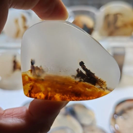 焦***8玛瑙/玉髓未镶嵌吊坠(不含链)