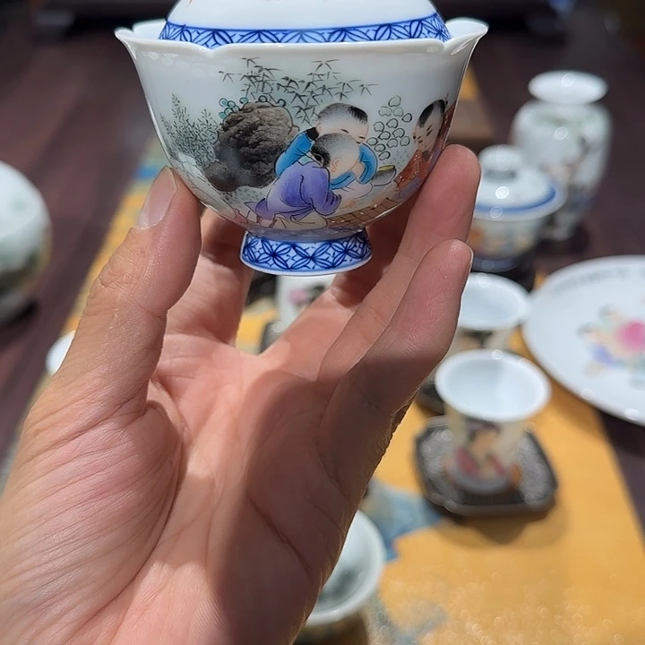 梧***雨景德镇陶瓷艺术品