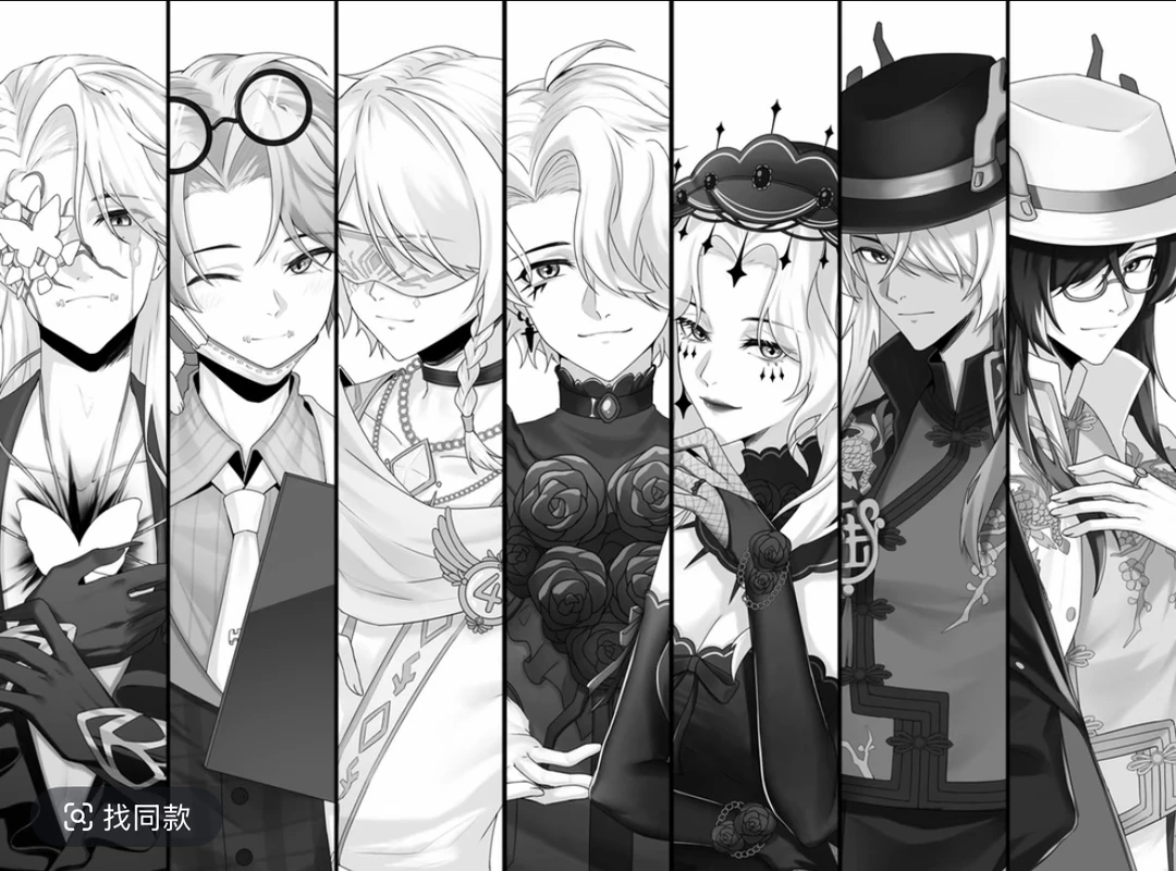 【大喜专属】第五人格 黑白邀约系列拍立得/吧唧 同人周边