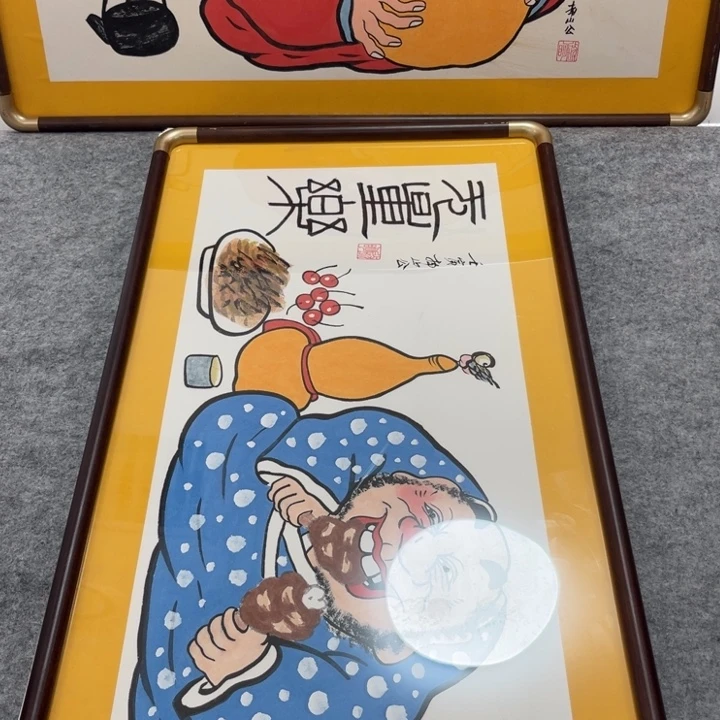 国画手绘禅意画一物一拍