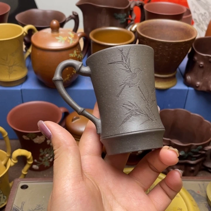 紫砂茶杯紫砂主人杯