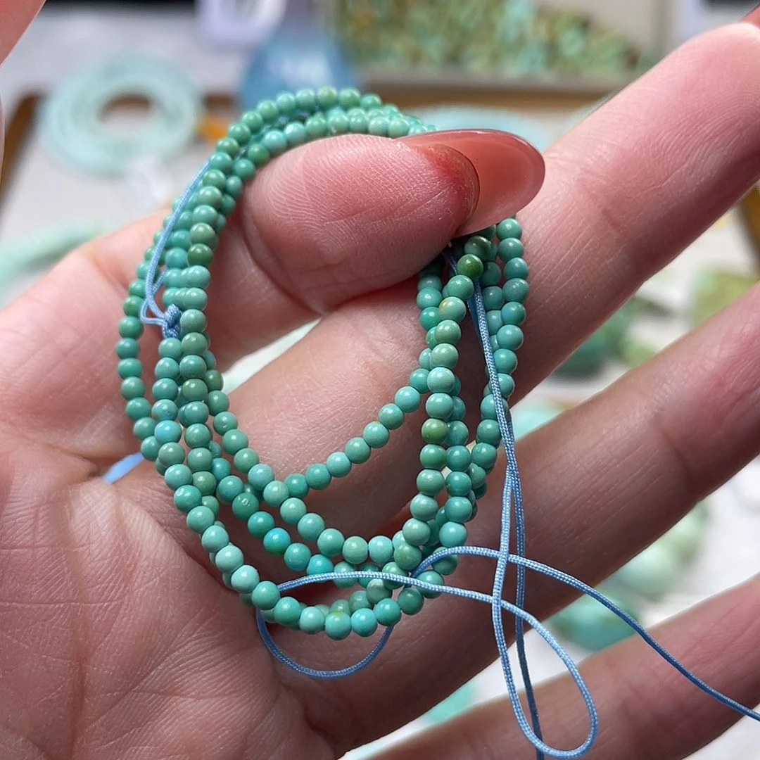 暖****绿松石未镶嵌珠宝奇石