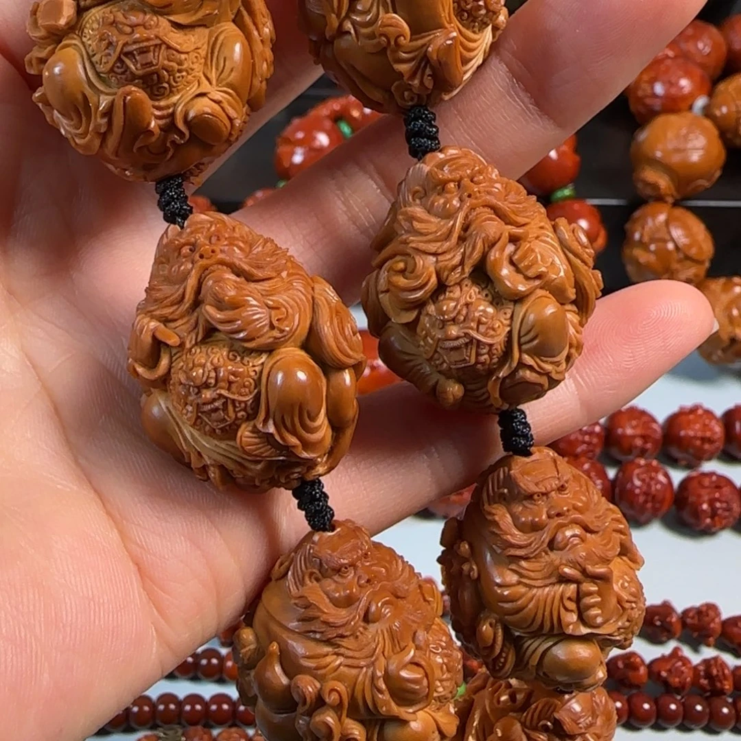 橄榄核手串/手链大钟馗手持25尺寸