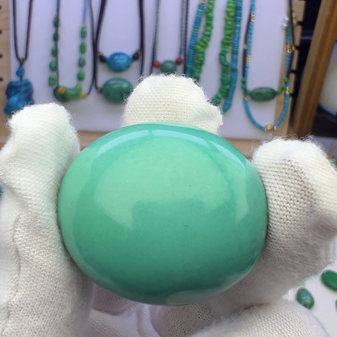 三醋酯纤维菜籽绿扁珠定制28.9mm兰