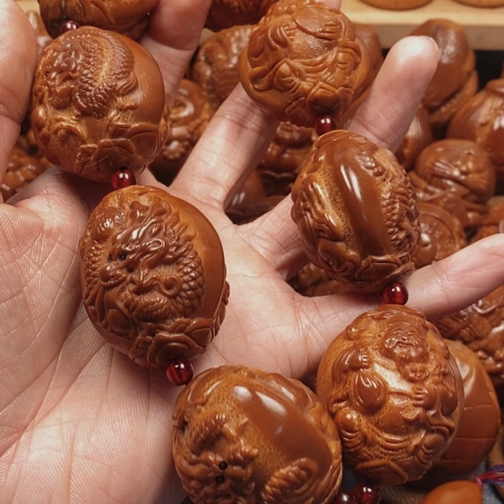 手串/手链橄榄核简**羊龙财手持