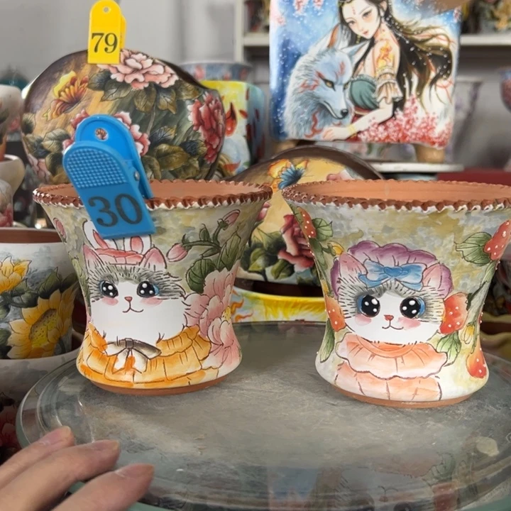 容****景德镇幸运花盆小号直播间