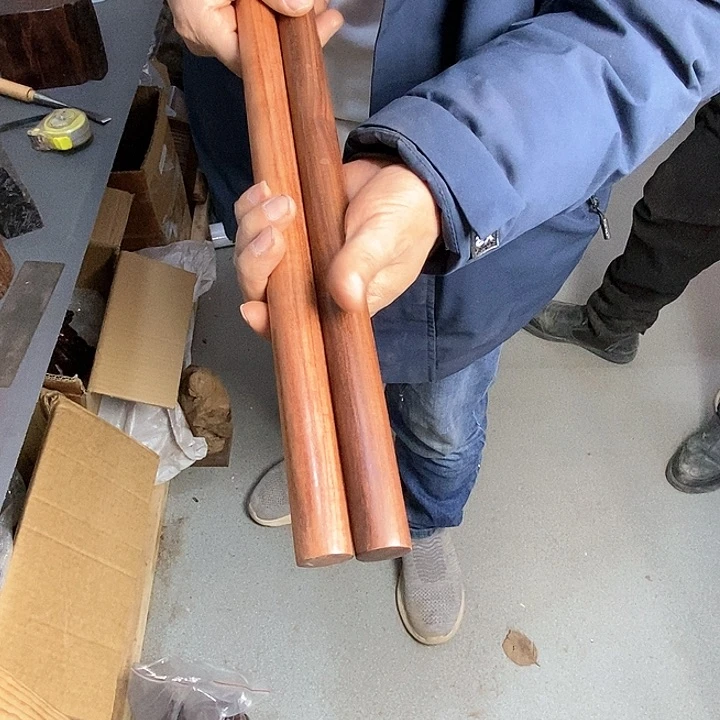 染料紫檀（血檀）道****)425一对