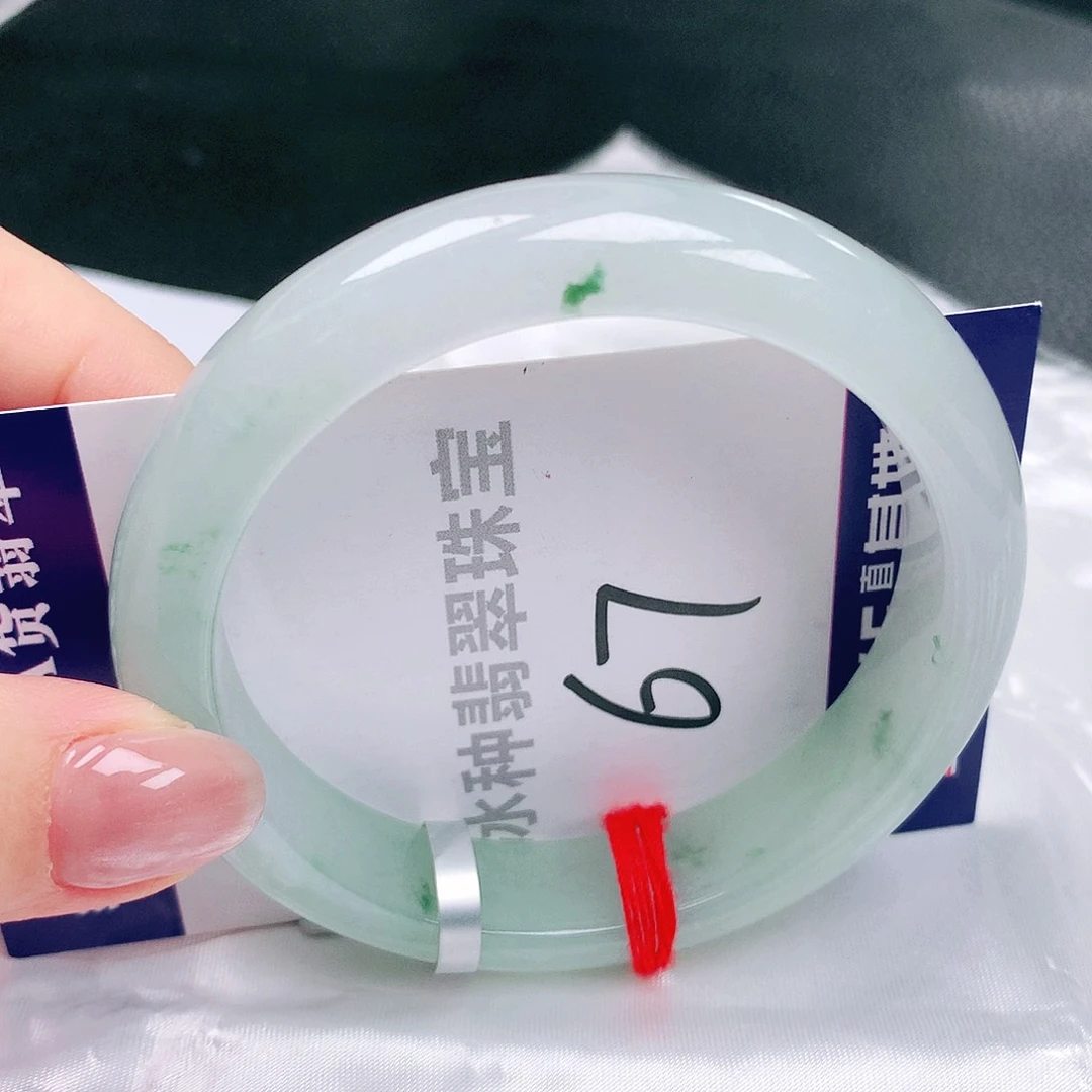 翡翠未镶嵌手镯缅甸天然a货翡翠