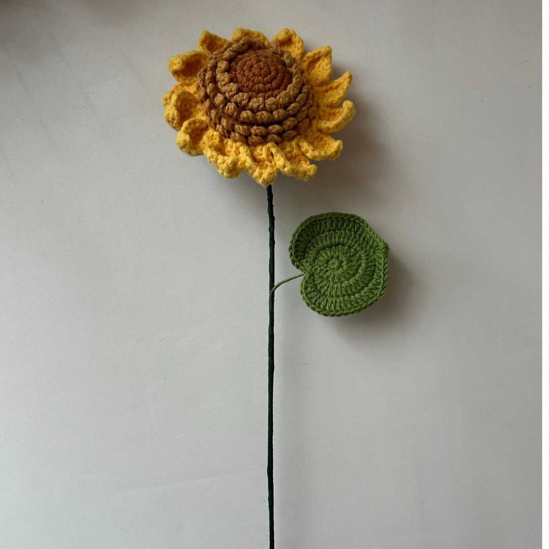 半成品手工钩织毛线永生花向日葵创意款式毕业季礼品