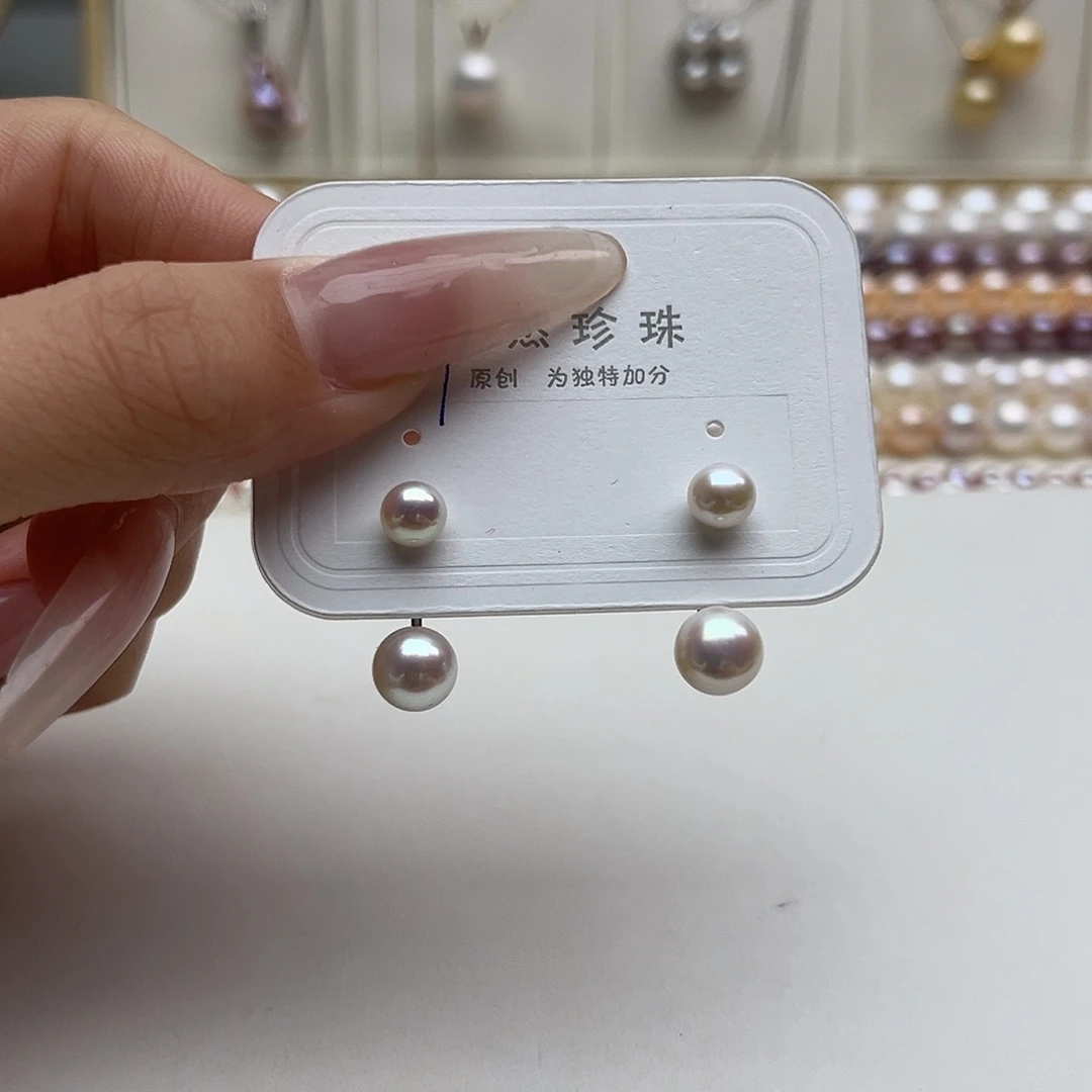 未镶嵌耳饰淡水珍珠