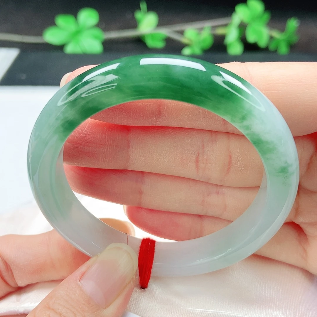 未镶嵌手镯翡翠54圈