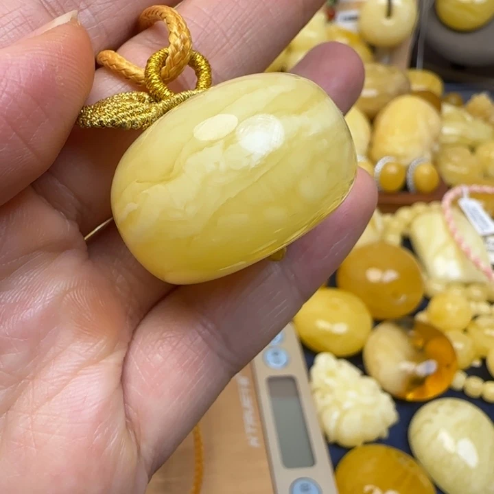 蜜蜡未镶嵌颈饰天然蜜蜡