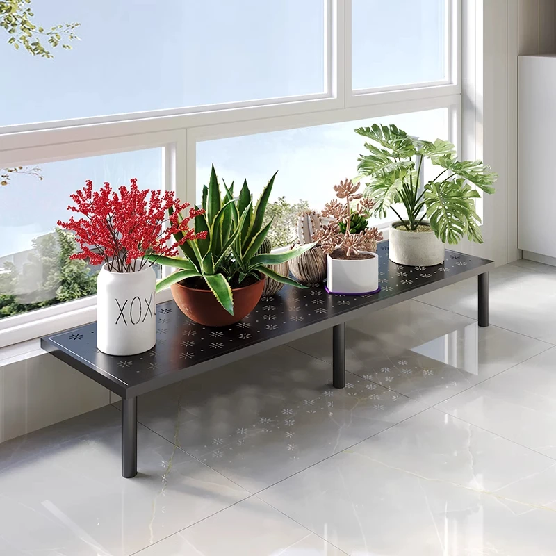 花架子阳台置物架客厅落地式绿萝花盆架不占地台阶沿加宽延伸神器