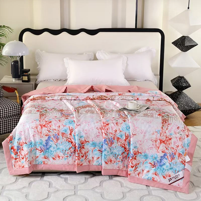 【免费试睡十五天】水洗棉亲肤柔软单人150*200cm被亲肤被 粉黛