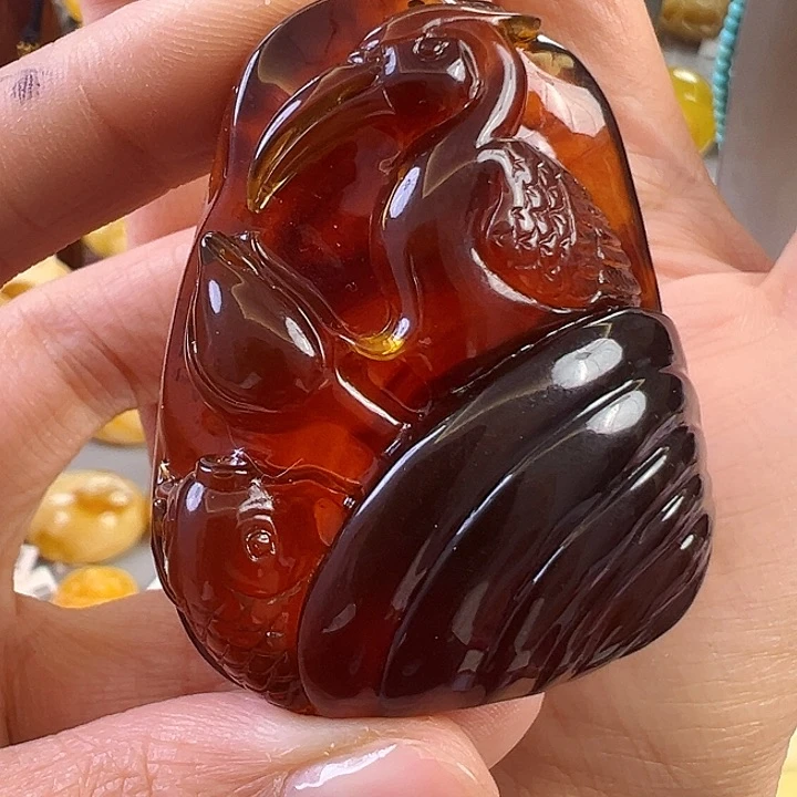 蜜蜡颈饰未镶嵌蜜蜡