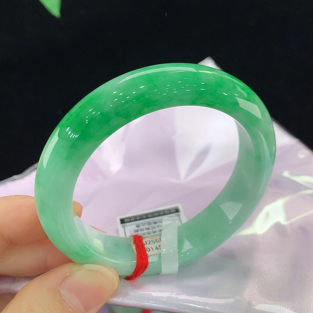翡翠未镶嵌手镯0145