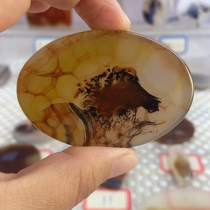 火***店玛瑙/玉髓合金颈饰