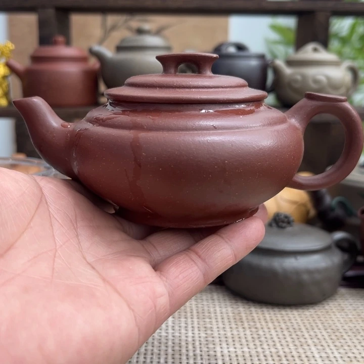 风***子茶壶紫砂宜兴原矿紫砂半手260CC