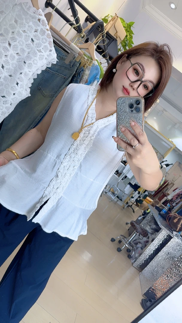 【王大艳家】英2235，花边砍袖