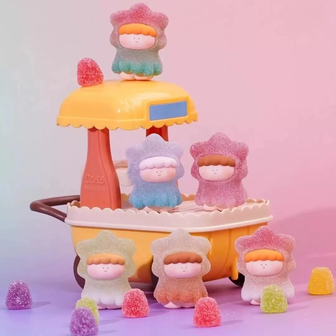 【豪华版加加乐】拍1得3许愿星星糖果美味罐萌粒盲盒三代公仔摆件