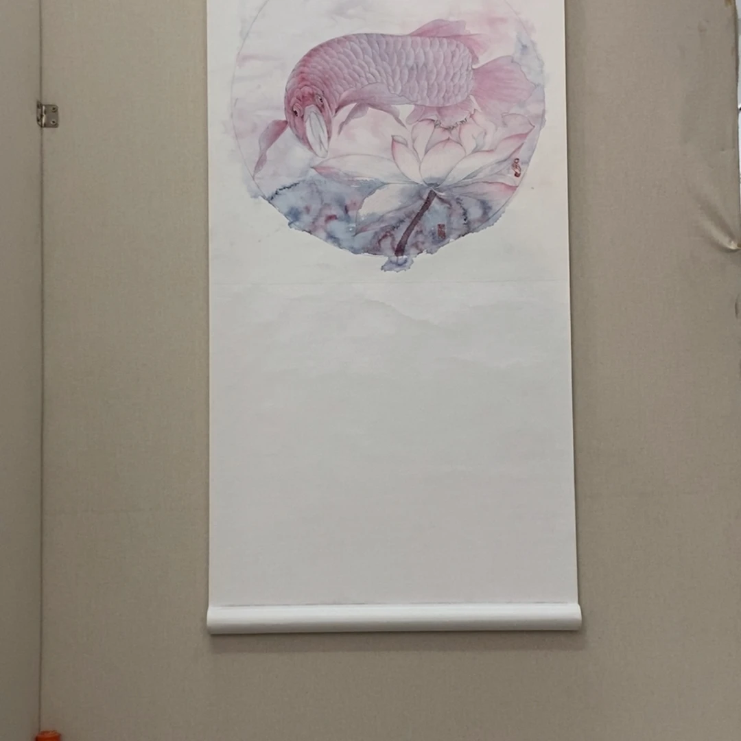 坦***然国画墨鱼精品墨鱼精品