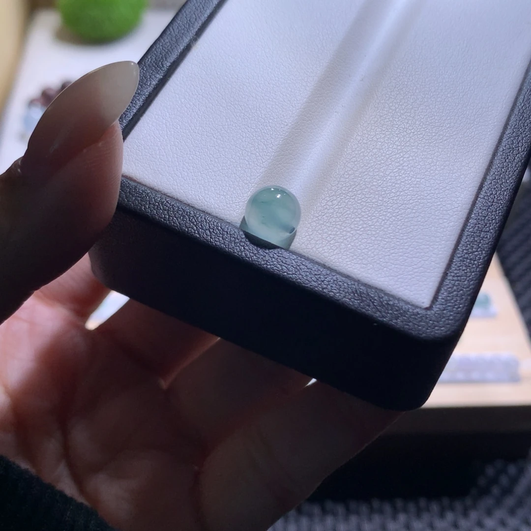 翡翠散珠特价高冰蓝卡8